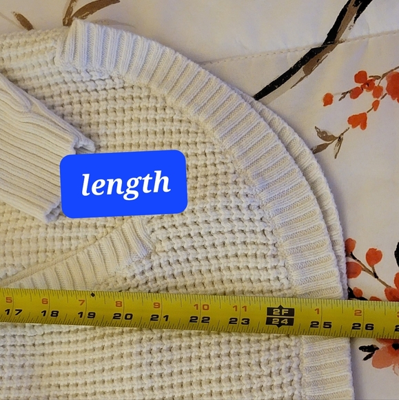 MICHAEL michael kors slouchy round hem winter white turtleneck sweater - Picture 7 of 9